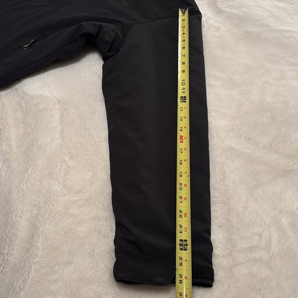 Columbia Men's Black  fleece lined Jacket, size medium - Picture 9 of 11